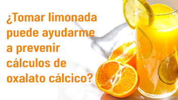 ¿Tomar limonada puede ayudarme a prevenir cálculos de oxalato cálcico?